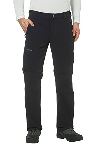 Vaude Herren Farley Stretch T-Zip Hose II, Schwarz, 54/XL , 04575 black