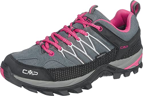 CMP Rigel 3Q54456 Damen Low Trekking Schuhe WP, grau (grey-fuxia-ice 103Q), 40 EU