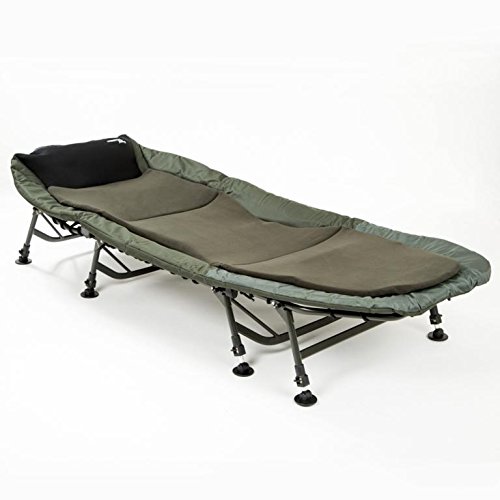 Mostal 8-Bein Luxus Karpfenliege Bedchair Anglerliege Liege