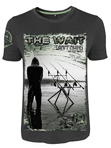 HOTSPOT DESIGN T-Shirt The Wait - Carpfishing is My Life - Gr. L